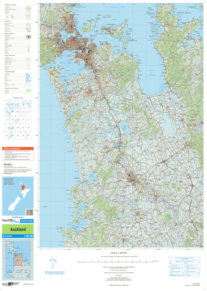 (image for) New Zealand #250-05: Auckland - Click Image to Close