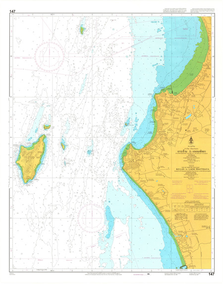 (image for) Thailand Nautical Chart: #147: Ko Lan Laem Phatthaya