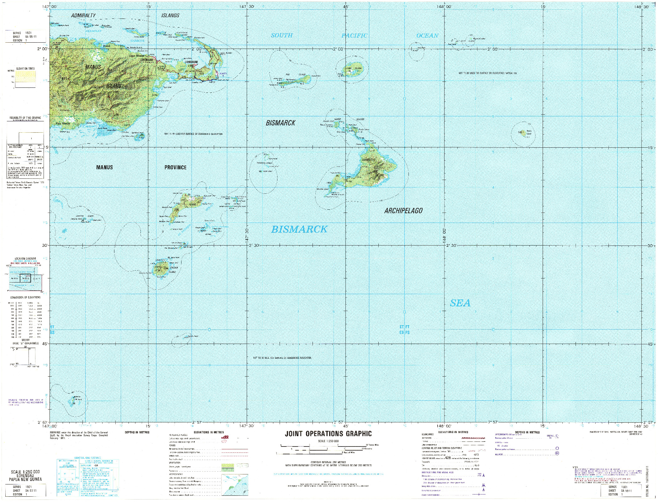 (image for) Papua New Guinea #SA-55-11: Lorengau - Click Image to Close