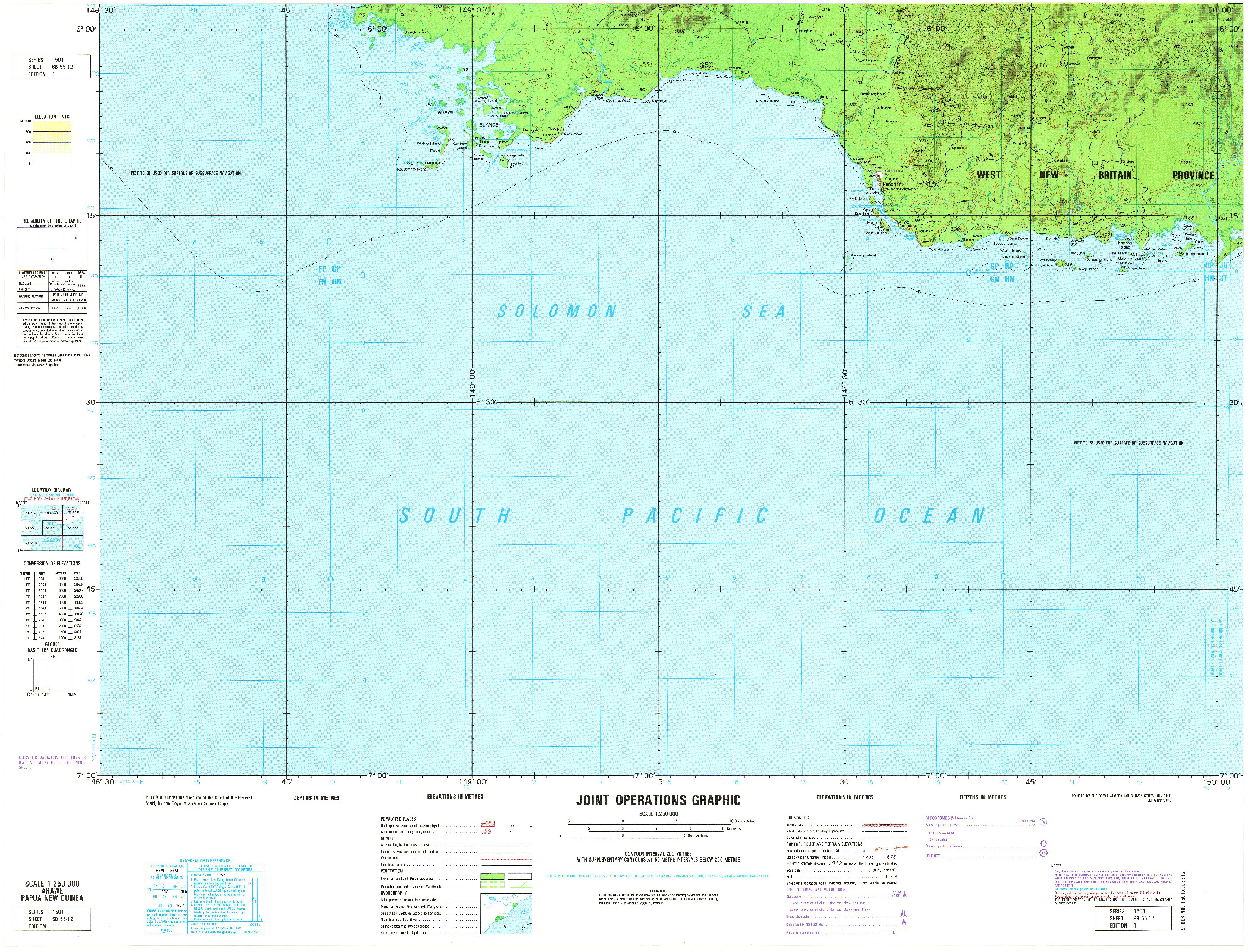 (image for) Papua New Guinea #SB-55-12: Arawe - Click Image to Close