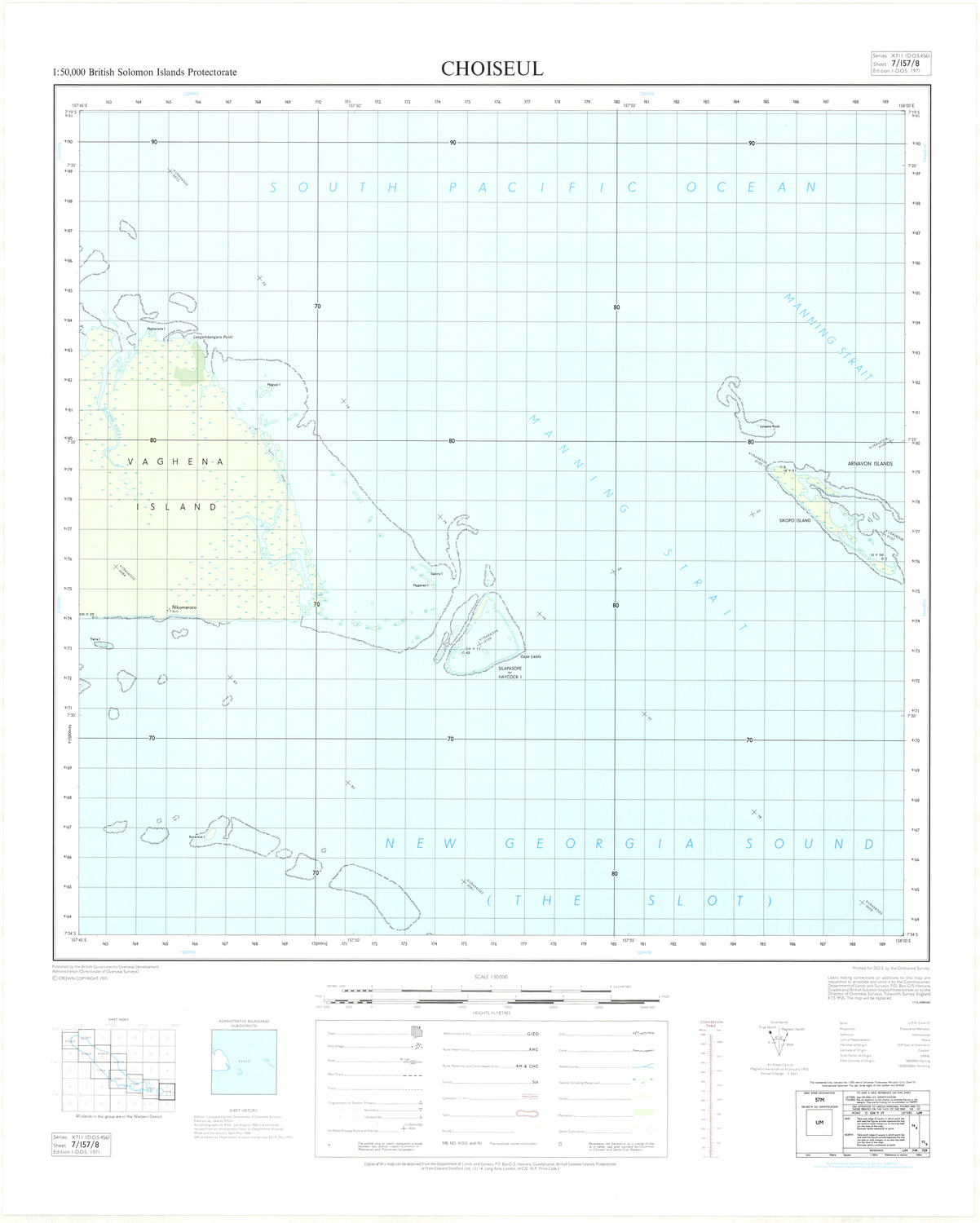 (image for) Solomon Islands #07-157-08: Choiseul topo - Click Image to Close