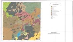 Ethiopia Thematic: Geological Map of Addis Ababa New