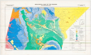 Ethiopia Thematic: Geological Map of Ogaden and Surrounding Area