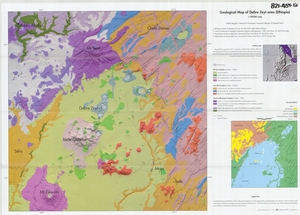 Ethiopia Thematic: Geology Map of Debre Zeyt Area