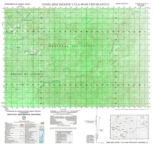 (image for) Honduras #3059-01: Confl Rios Pataste Y Ula-Huás (Rio Blanco)