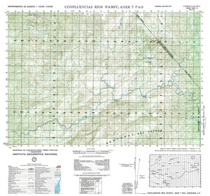 (image for) Honduras #3161-02: Confluencia Ríos Wampu Aner Y Pao