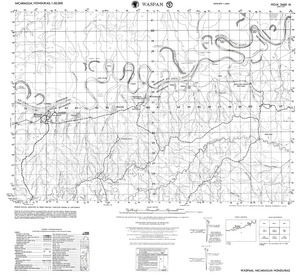 (image for) Honduras #3460-03: Waspam (ozalid)