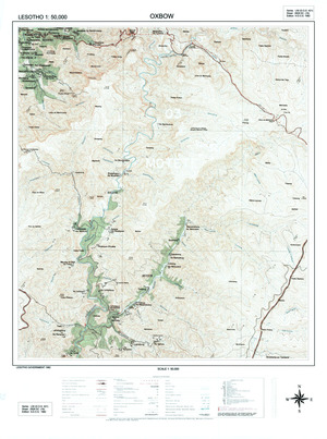 (image for) Lesotho #2828-DC-16: Oxbow