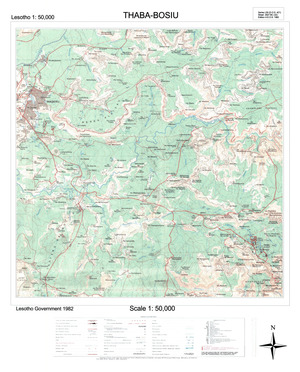 (image for) Lesotho #2927-BC-32: Thaba Bosiu