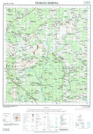 (image for) Lesotho #2927-CD-51: Thabana Morena