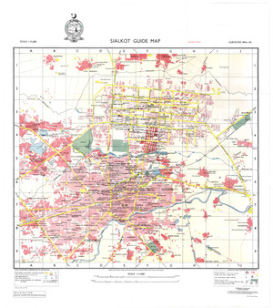 (image for) Sialkot Guide Map