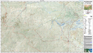 Southern Sudan Topo 1:500,000 Bahr el Ghazal