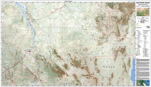 Southern Sudan Topo 1:500,000 Equatoria East