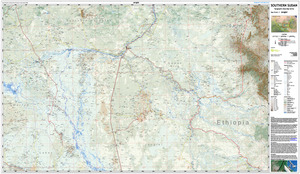 Southern Sudan Topo 1:500,000 Jonglei