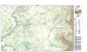 Sudan & South Sudan Boundary 1:250,000 Kodak - Melut