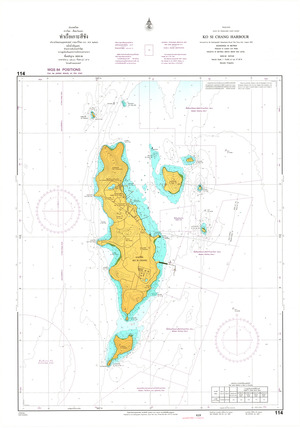 (image for) Thailand Nautical Chart: #114: Ko Si Chang Harbour