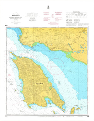 (image for) Thailand Nautical Chart: #120: Chong Ko Chang