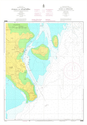 (image for) Thailand Nautical Chart: #335A: Ao Man Approaches