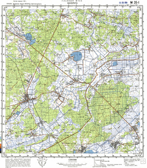 (image for) Ukraine #M-35-001: Malorita, 1992