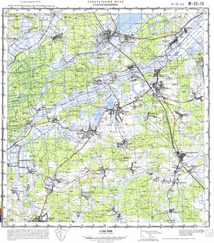 (image for) Ukraine #M-35-013: Staraya Vyzhevka, 1985