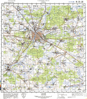(image for) Ukraine #M-35-026: Kovel',1992