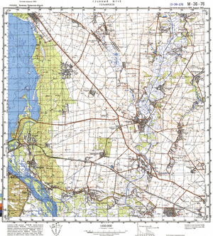 (image for) Ukraine #M-36-076: Gel'Myazov, 1989