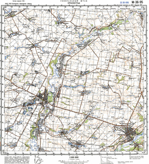 (image for) Ukraine #M-36-095: Krasnograd, 1991