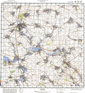 (image for) Ukraine #M-36-097: Zhashkov, 1993
