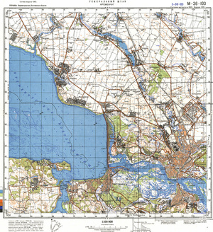 (image for) Ukraine #M-36-103: Kremenchug, 1995