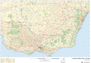 Australia's Outback Tracks - 1:1M map