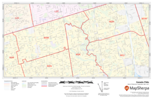 (image for) Canada Postal Codes - Forward Sortation Areas