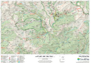 (image for) Italy Hiking Map