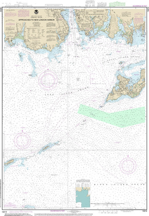 (image for) Approaches to New London Harbor