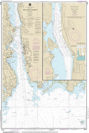 (image for) New London Harbor and vicinity