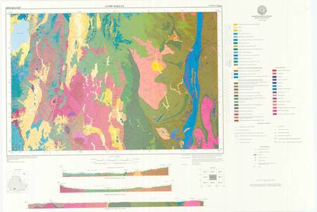 (image for) Ethiopia Thematic: Geological Map of Agere Mariam