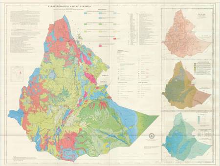 Ethiopia Thematic: Hydrogeological Map of Ethiopia - $20.00 : Charts 