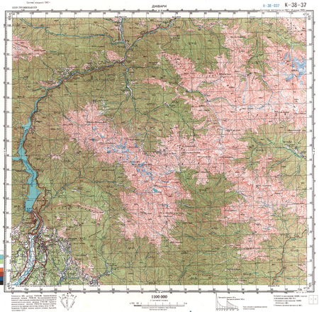 (image for) Georgia #K-38-037: Dzhvari, 1989