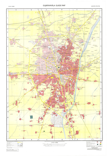 (image for) Gujranwala Guide Map