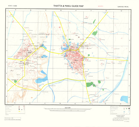 (image for) Thatta And Makli Guide Map
