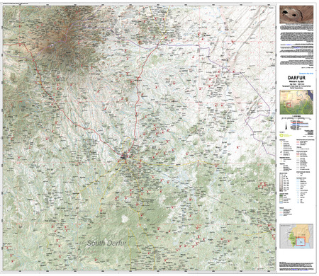 (image for) Western Sudan 1:250,000 South-east Darfur