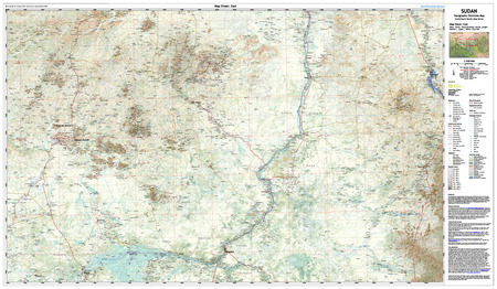 (image for) Sudan North South Border 1:500,000 East sheet.