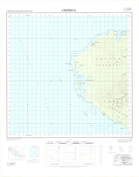 (image for) Solomon Islands #06-156-10: Choiseul topo