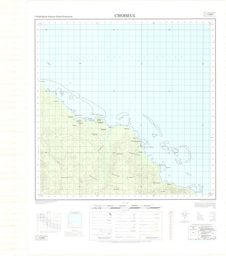 (image for) Solomon Islands #06-156-11: Choiseul topo
