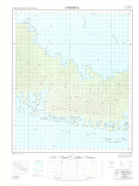 (image for) Solomon Islands #07-157-06: Choiseul topo