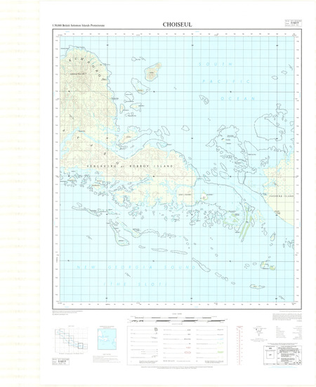 Solomon Islands #07-157-07: Choiseul topo