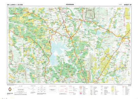 Metric Map Of Sri Lanka Sri Lanka #36: Kekirawa - $20.00 : Charts And Maps, Onc And Tpc Charts To  Navigate The World. Detailed Topographic Maps To Explore The Americas.
