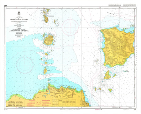 (image for) Thailand Nautical Chart: #261: Laem Khung Mo Ko Samui