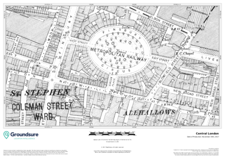 (image for) Central London 1890-1900 1:1,250