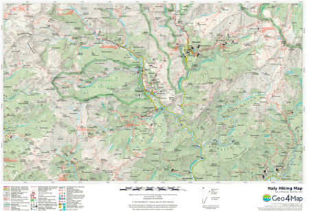 (image for) Italy Hiking Map