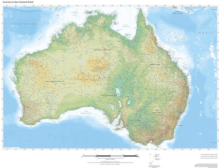 (image for) Regional Relief - Australia & New Zealand